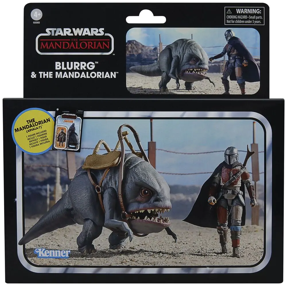 Star Wars The Mandalorian - Blurrg & Mandalorian sada 2 figurky 9,5cm fotografii produktu