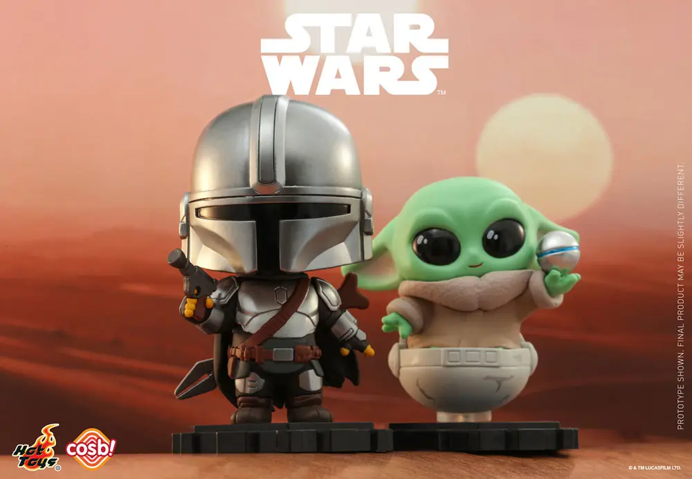 Star Wars: The Mandalorian Cosbi Mini figurka The Mandalorian 8 cm fotografii produktu