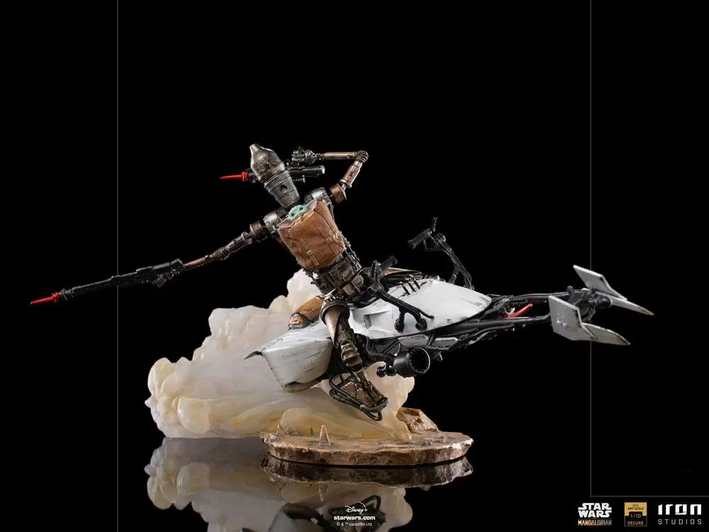 Star Wars The Mandalorian Deluxe Art Scale Statue 1/10 IG-11 & The Child 20 cm Socha fotografii produktu