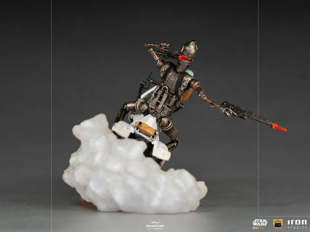 Star Wars The Mandalorian Deluxe Art Scale Statue 1/10 IG-11 & The Child 20 cm Socha fotografii produktu