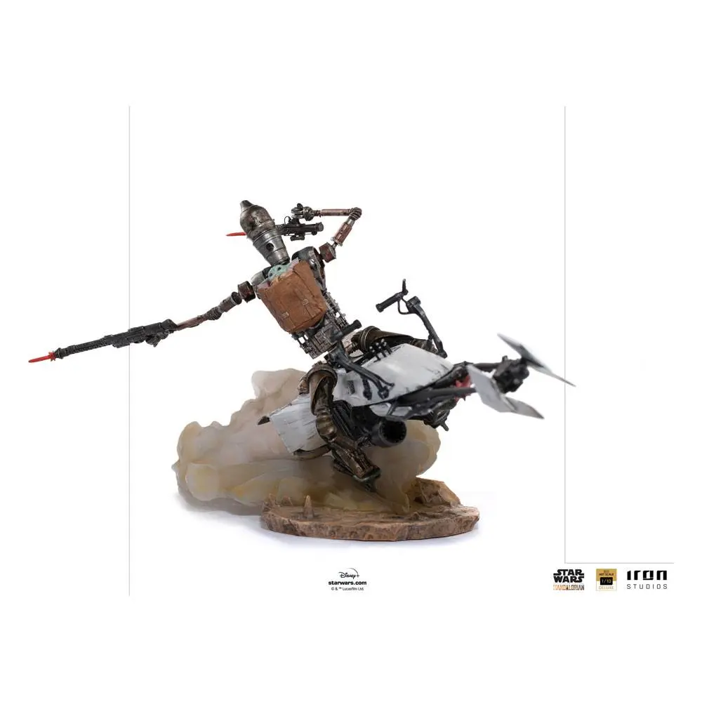 Star Wars The Mandalorian Deluxe Art Scale Statue 1/10 IG-11 & The Child 20 cm Socha fotografii produktu