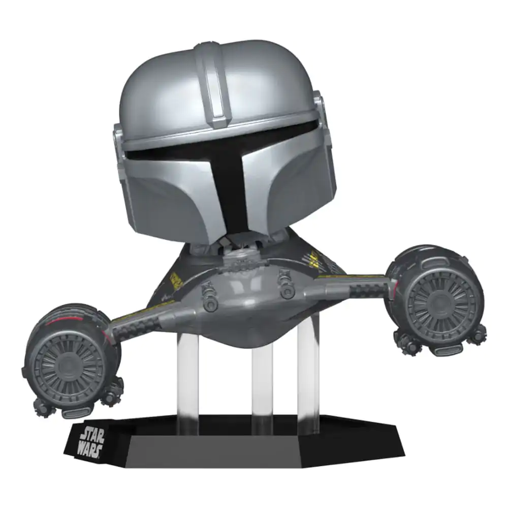 Star Wars: The Mandalorian POP! Rides vinylová figurka Mandalorian v N1 Starfighter 15 cm fotografii produktu
