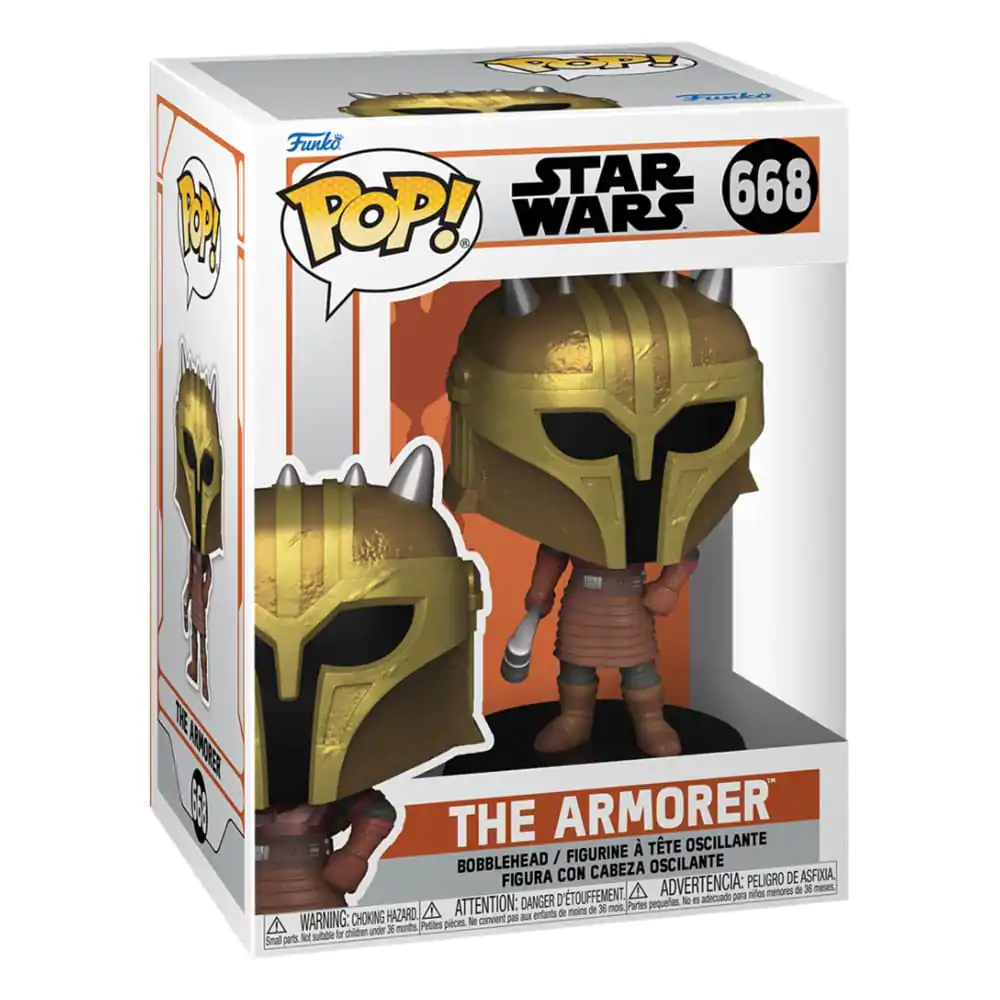 Star Wars: The Mandalorian POP! Vinylová figurka Zbrojíř 9 cm fotografii produktu