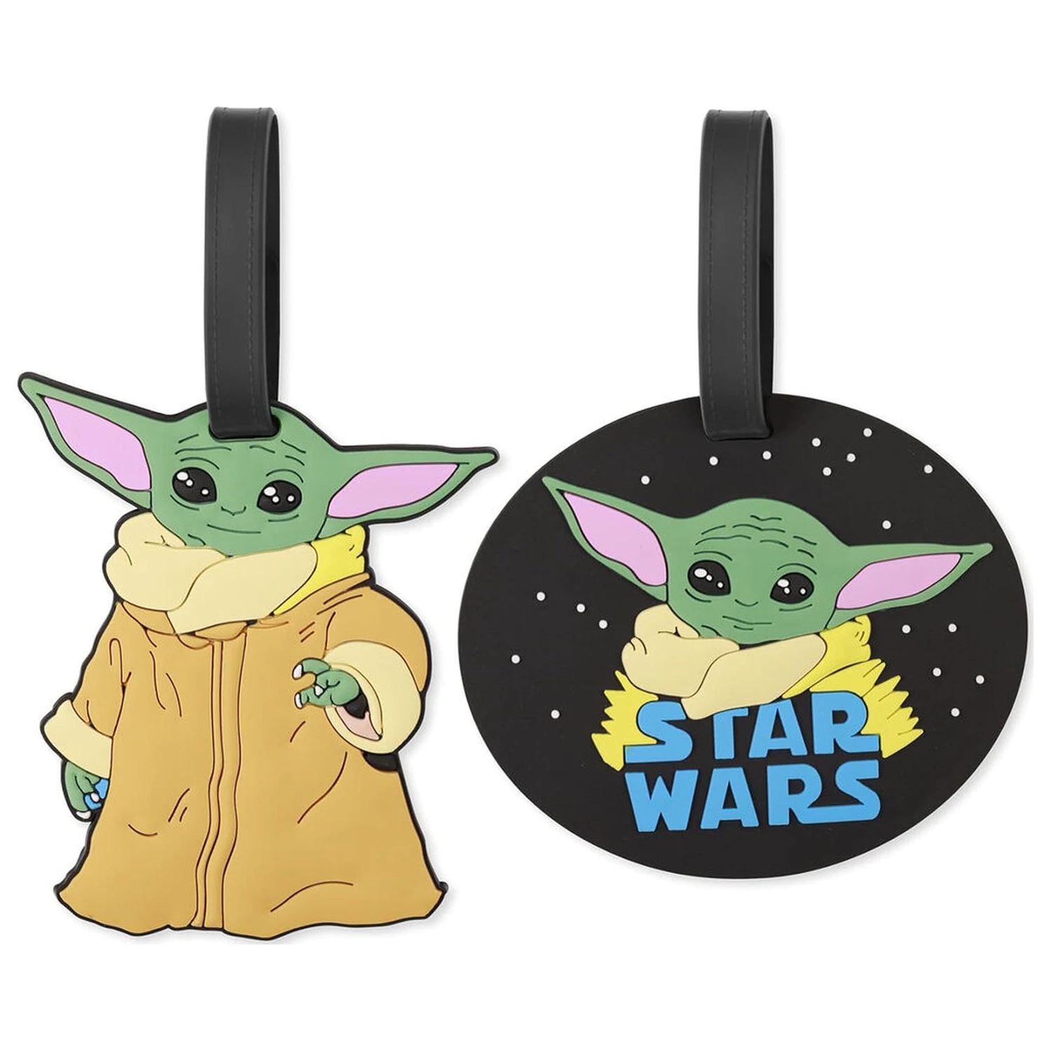 Star Wars The Mandalorian Grogu sada 2 visaček na zavazadla fotografii produktu