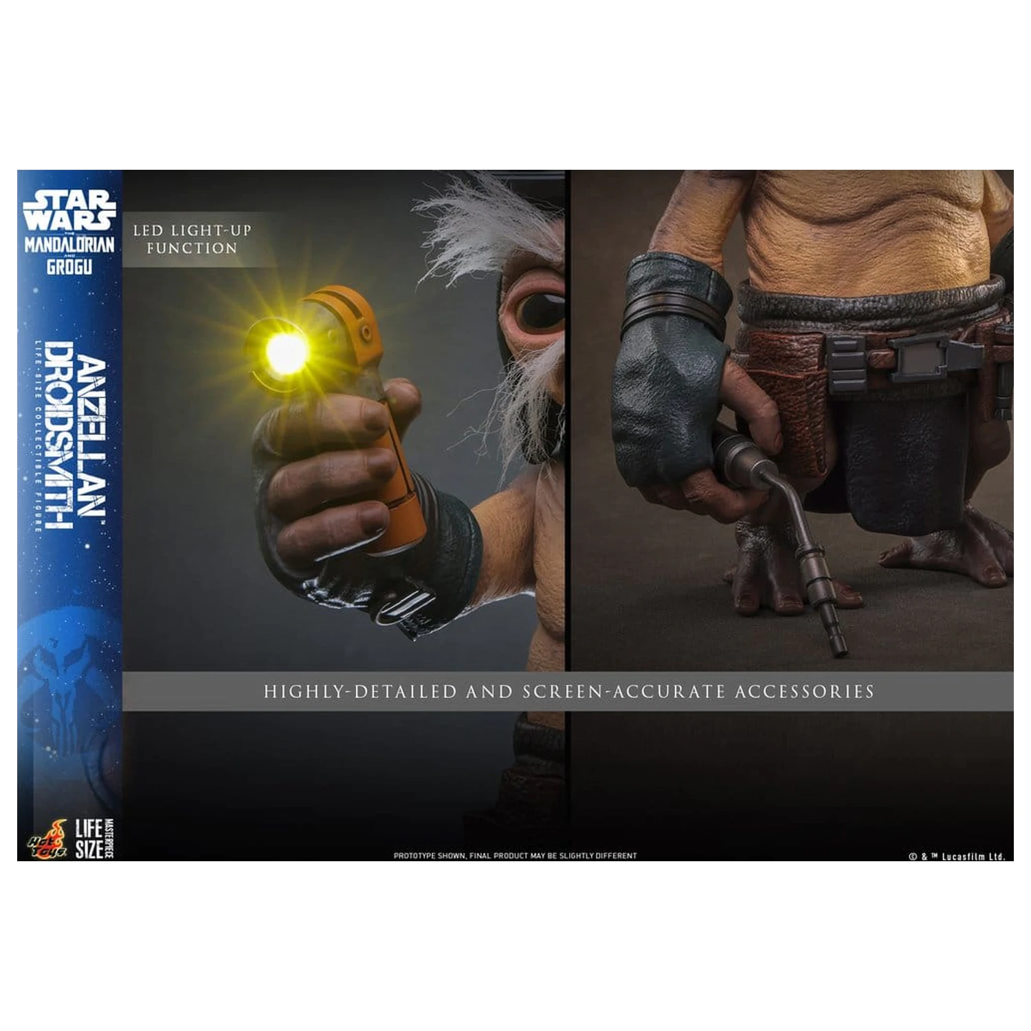 Star Wars: The Mandalorian & Grogu Figurka v životní velikosti Anzellan Droidsmith 27 cm fotografii produktu