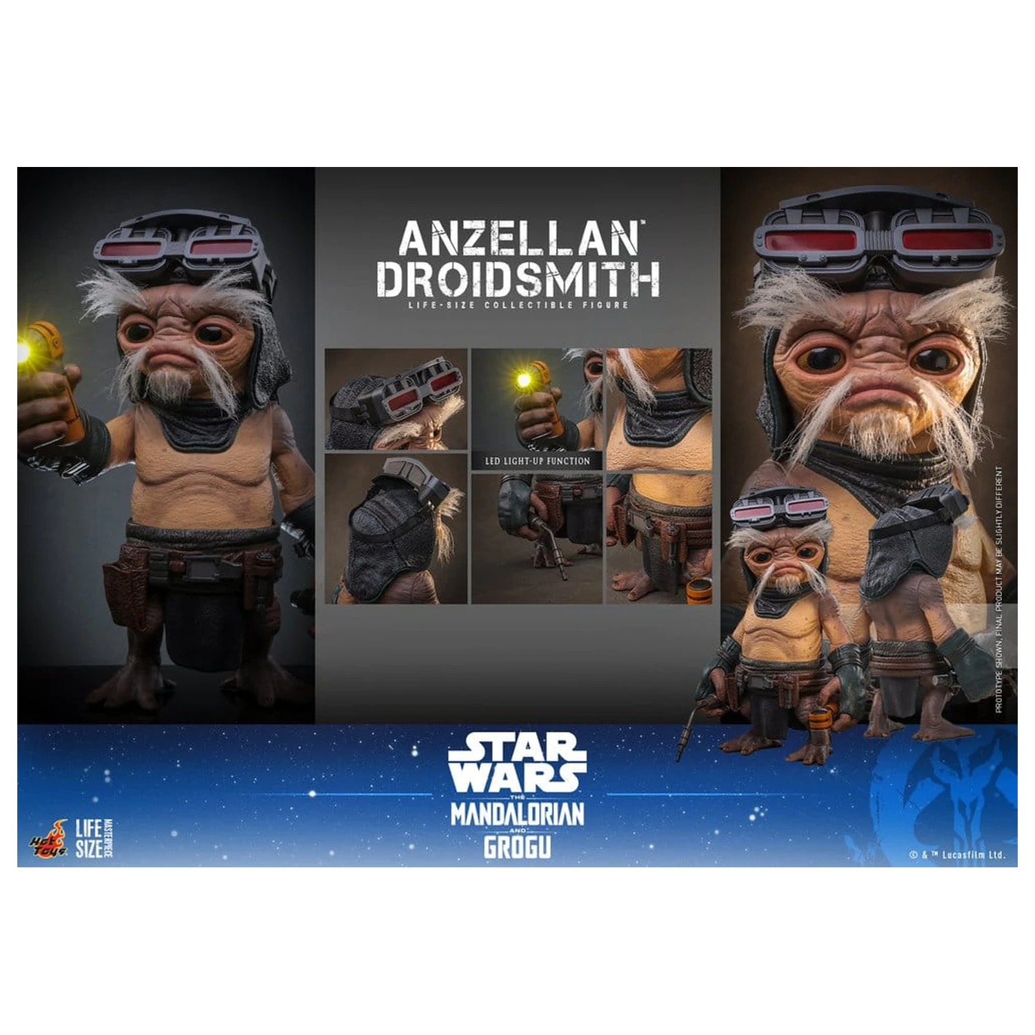 Star Wars: The Mandalorian & Grogu Figurka v životní velikosti Anzellan Droidsmith 27 cm fotografii produktu