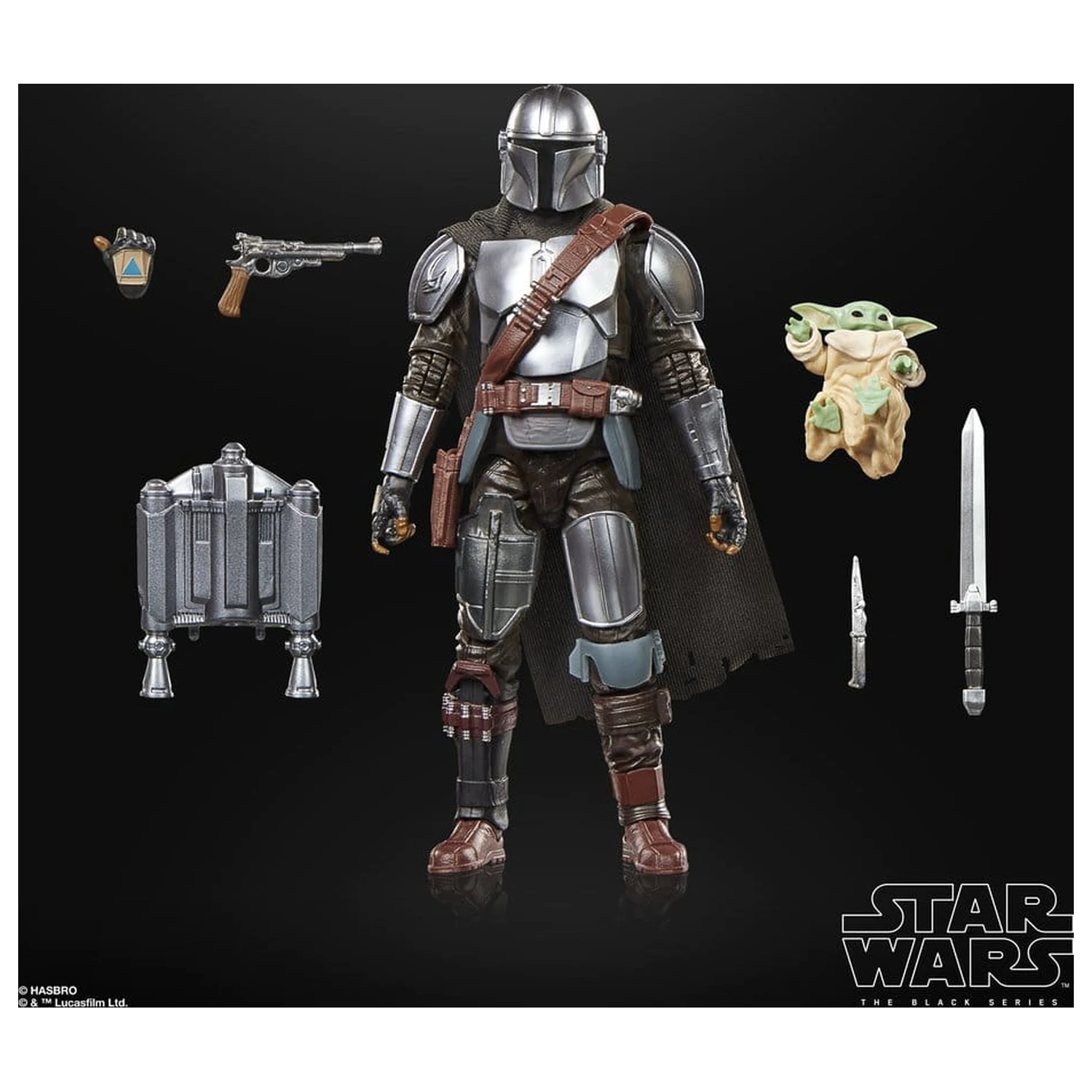 Star Wars: The Mandalorian & Grogu Black Series akční figurka The Mandalorian & Grogu 15 cm [POŠKOZENÝ OBAL] fotografii produktu