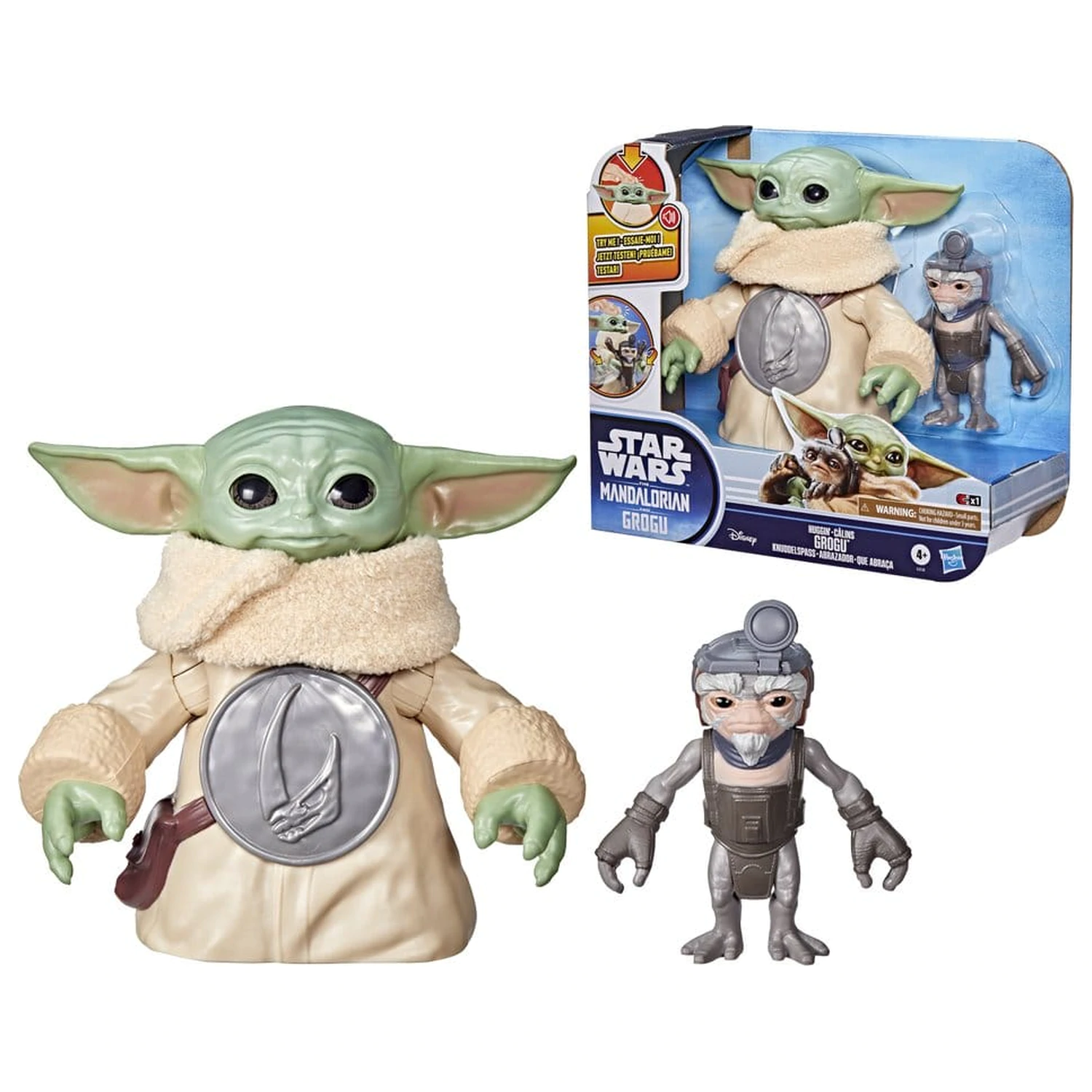 Star Wars: The Mandalorian & Grogu Elektronická akční figurka Huggin' Grogu & Anzellan 17 cm fotografii produktu