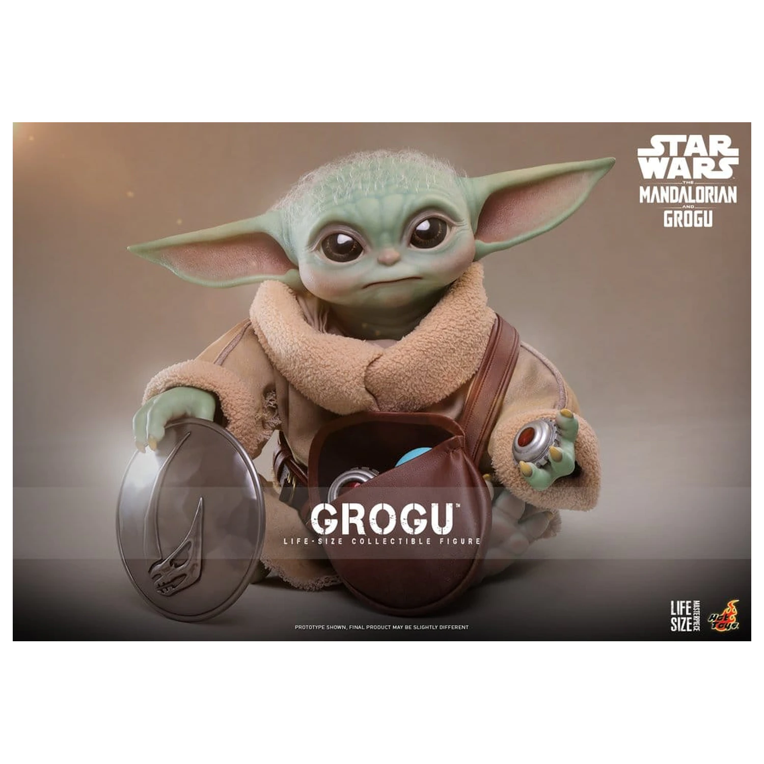 Star Wars: The Mandalorian & Grogu Figurka v životní velikosti Grogu 38 cm fotografii produktu