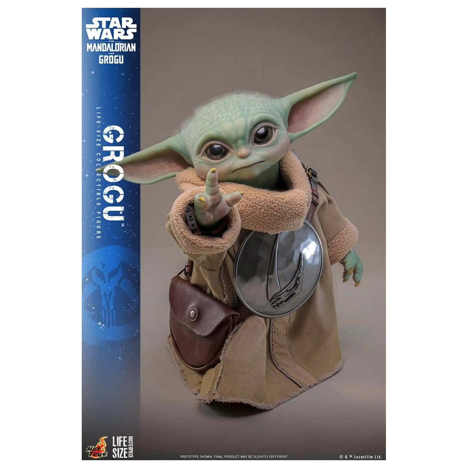 Star Wars: The Mandalorian & Grogu Figurka v životní velikosti Grogu 38 cm fotografii produktu