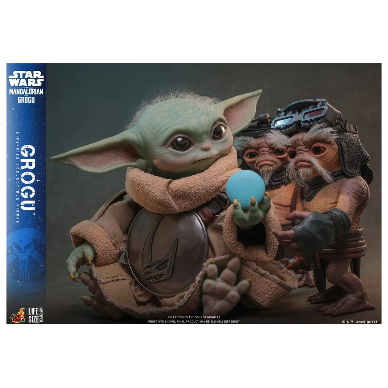 Star Wars: The Mandalorian & Grogu Figurka v životní velikosti Grogu 38 cm fotografii produktu