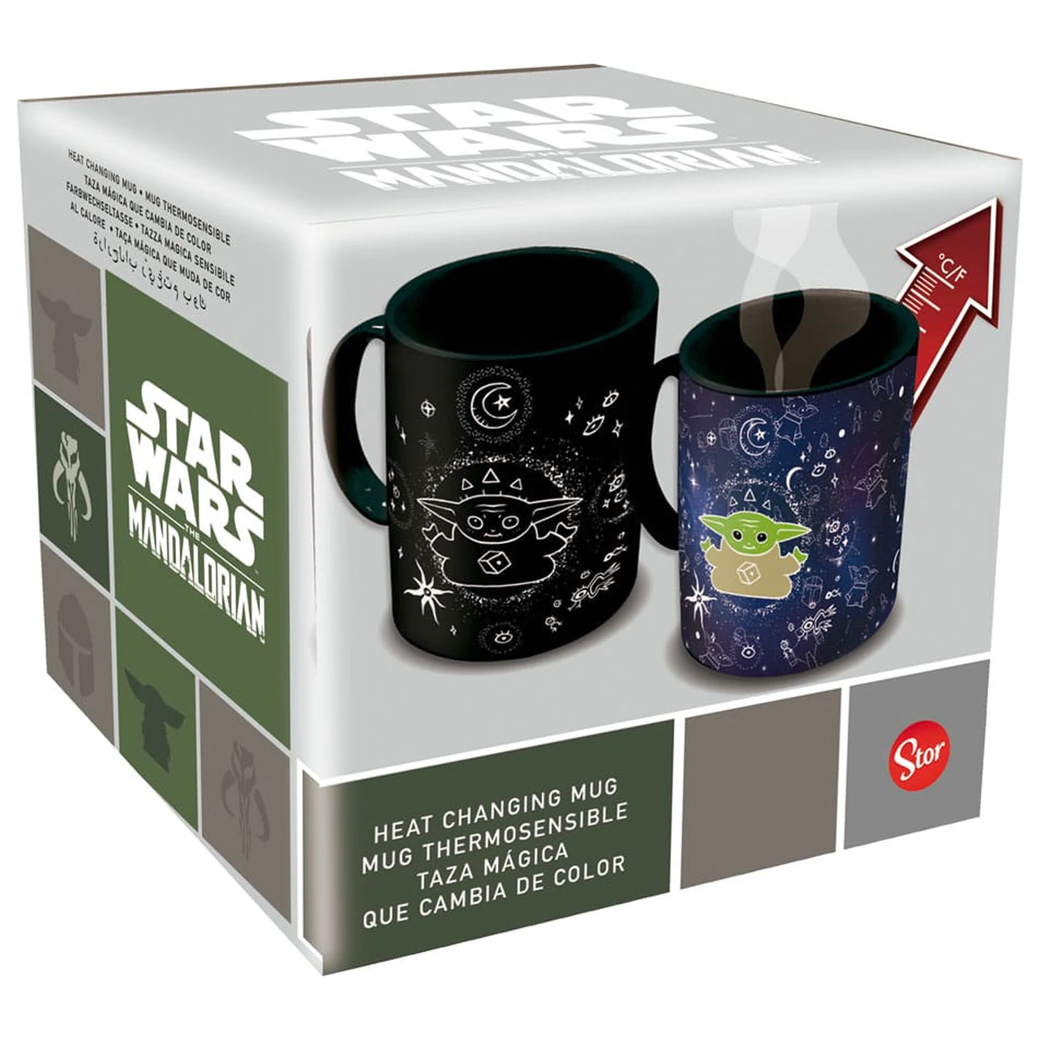 Star Wars The Mandalorian hrnek měnící barvu Grogu 325 ml fotografii produktu