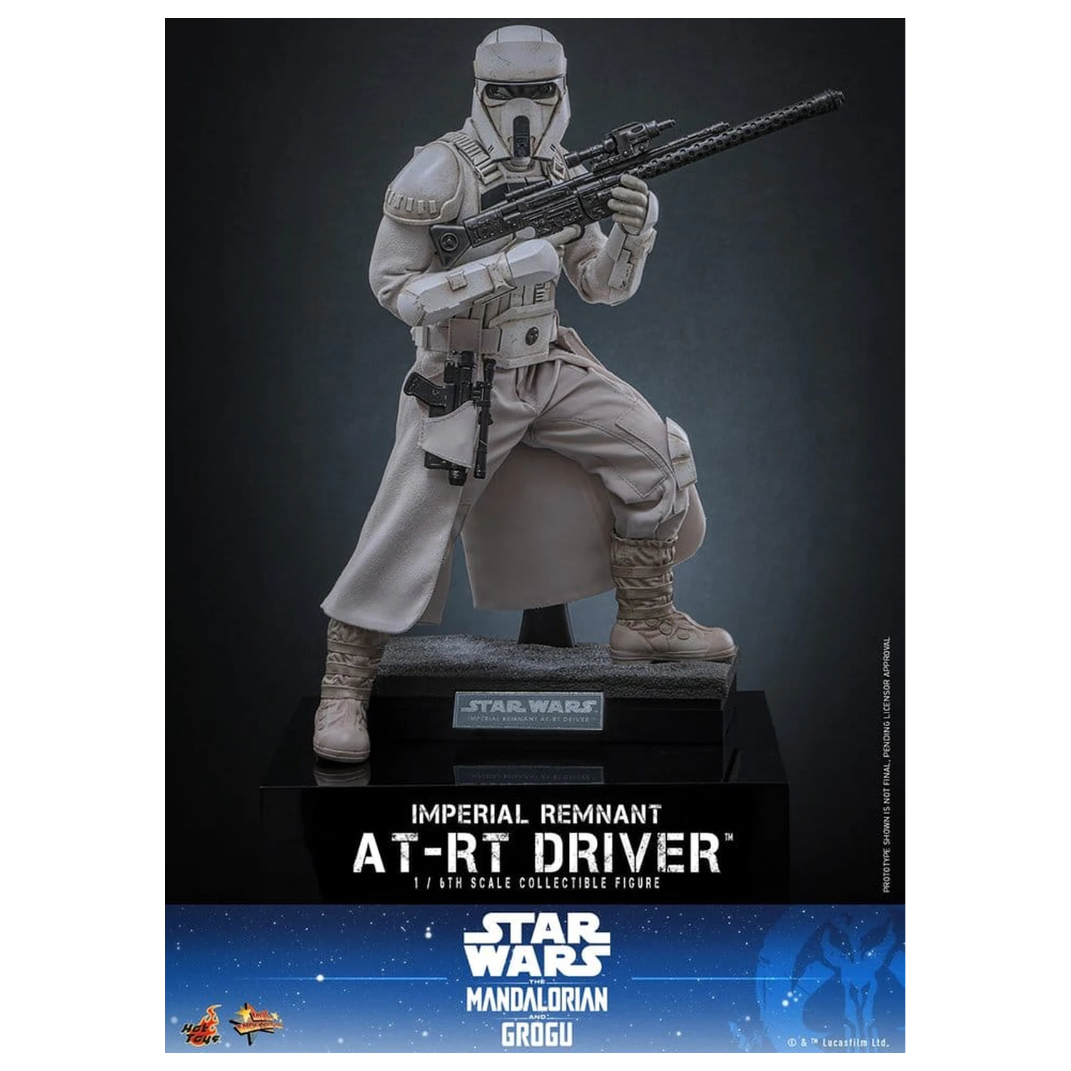 Star Wars: The Mandalorian & Grogu Movie Masterpiece akční figurka 1/6 Imperial Remnant AT-RT Driver 30 cm fotografii produktu