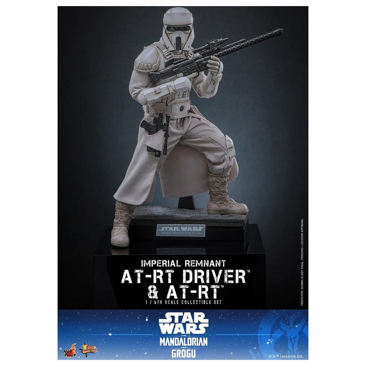 Star Wars: The Mandalorian & Grogu Movie Masterpiece akční figurka 1/6 Imperial Remnant AT-RT Driver 30 cm fotografii produktu