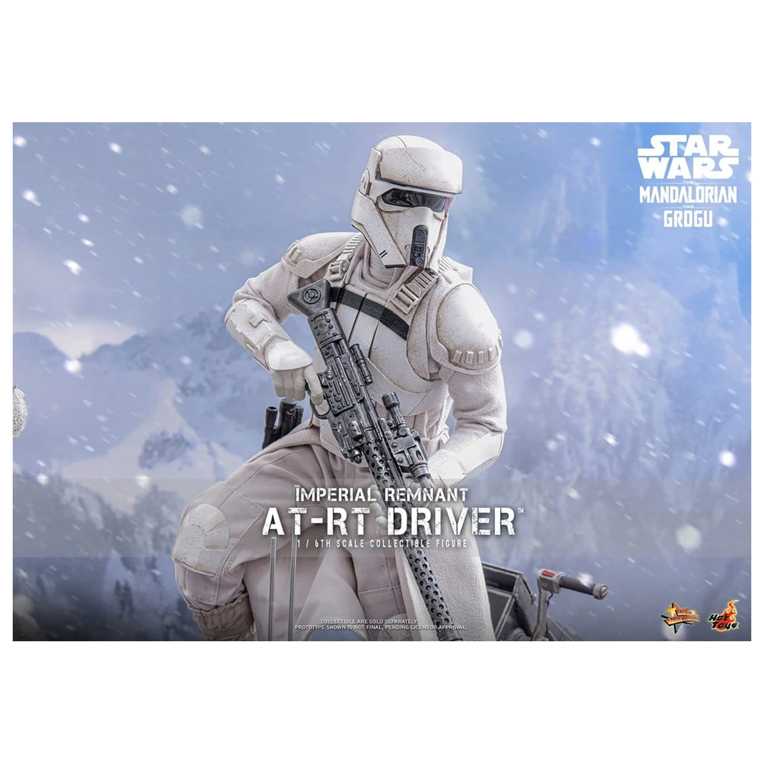 Star Wars: The Mandalorian & Grogu Movie Masterpiece akční figurka 1/6 Imperial Remnant AT-RT Driver 30 cm fotografii produktu