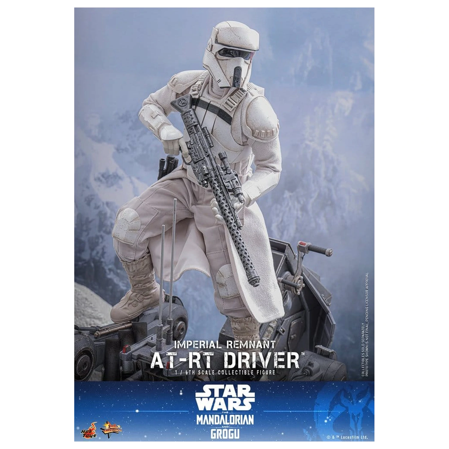 Star Wars: The Mandalorian & Grogu Movie Masterpiece akční figurka 1/6 Imperial Remnant AT-RT Driver 30 cm fotografii produktu