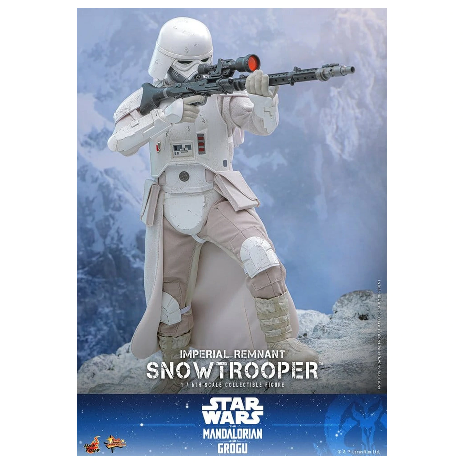 Star Wars: The Mandalorian & Grogu Movie Masterpiece akční figurka 1/6 Imperial Remnant Snowtrooper 30 cm fotografii produktu