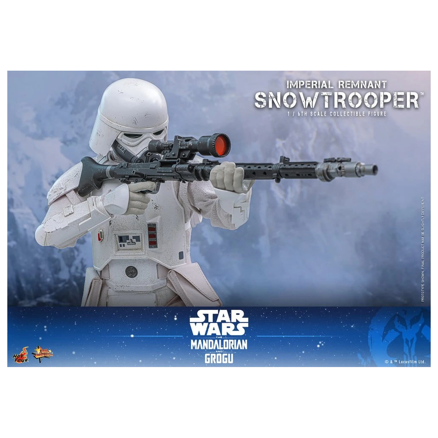 Star Wars: The Mandalorian & Grogu Movie Masterpiece akční figurka 1/6 Imperial Remnant Snowtrooper 30 cm fotografii produktu