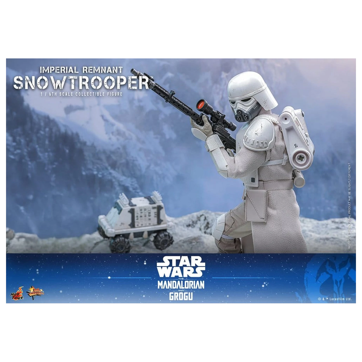 Star Wars: The Mandalorian & Grogu Movie Masterpiece akční figurka 1/6 Imperial Remnant Snowtrooper 30 cm fotografii produktu