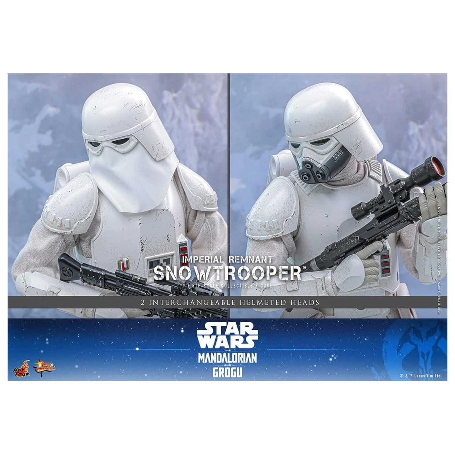 Star Wars: The Mandalorian & Grogu Movie Masterpiece akční figurka 1/6 Imperial Remnant Snowtrooper 30 cm fotografii produktu