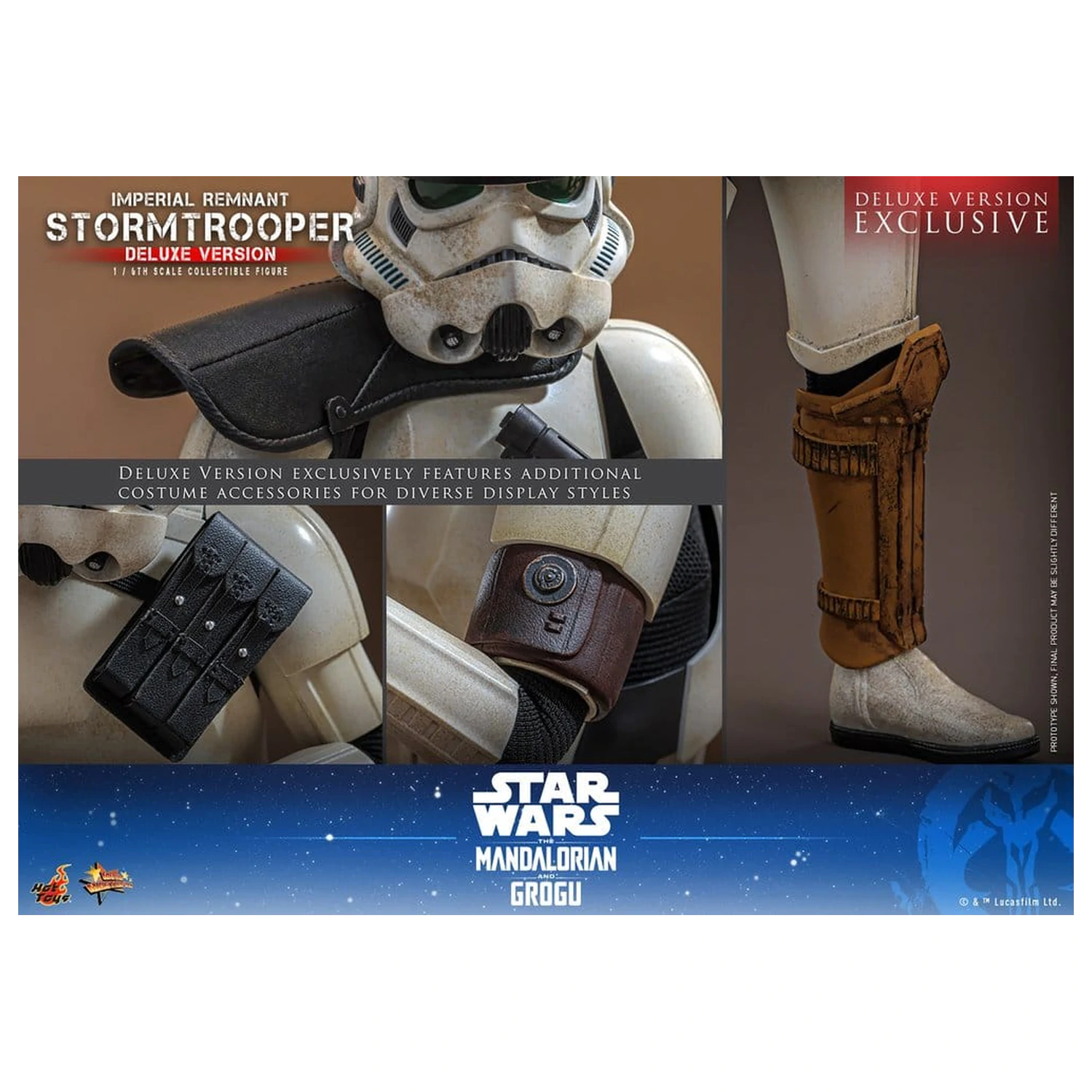 Star Wars: The Mandalorian & Grogu Movie Masterpiece akční figurka 1/6 Imperial Remnant Stormtrooper (Deluxe Version) 30 cm fotografii produktu
