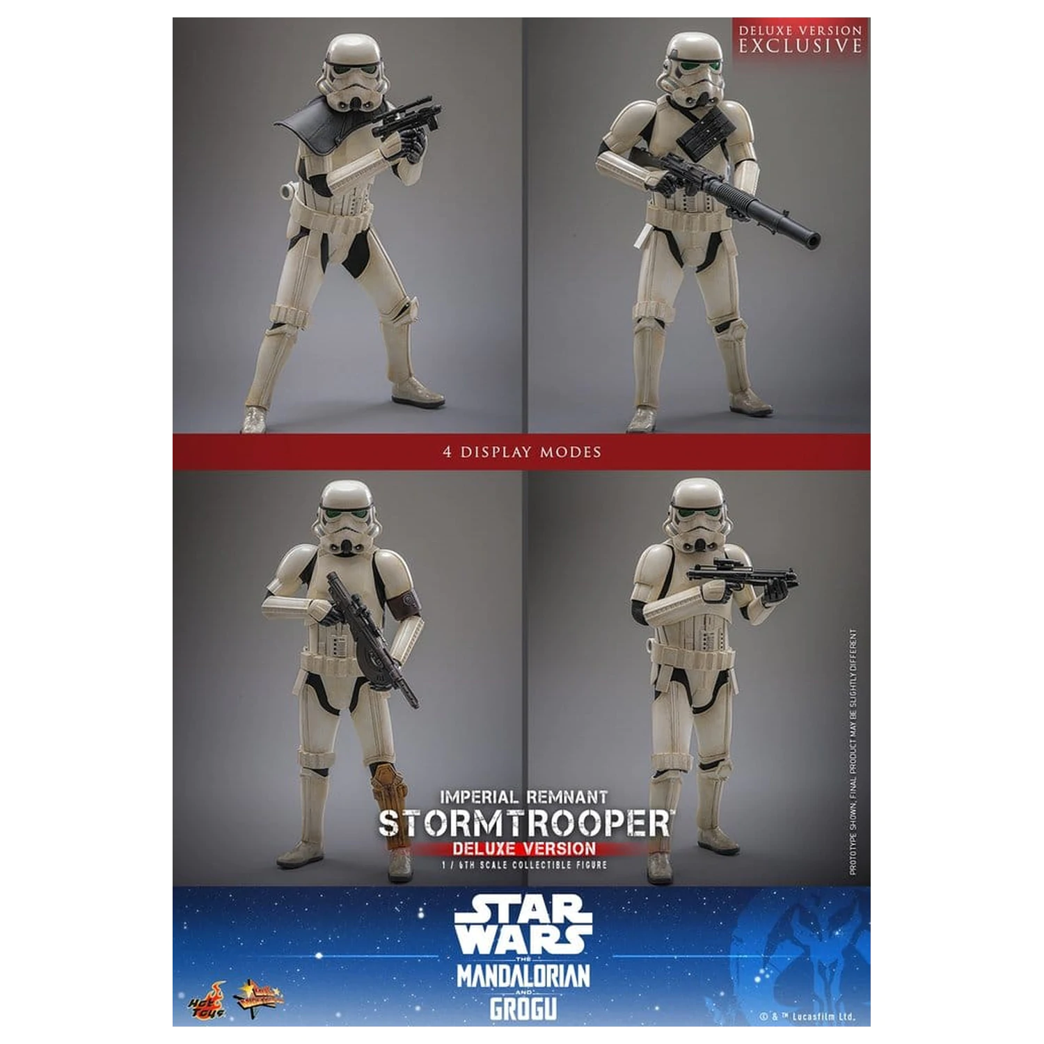 Star Wars: The Mandalorian & Grogu Movie Masterpiece akční figurka 1/6 Imperial Remnant Stormtrooper (Deluxe Version) 30 cm fotografii produktu