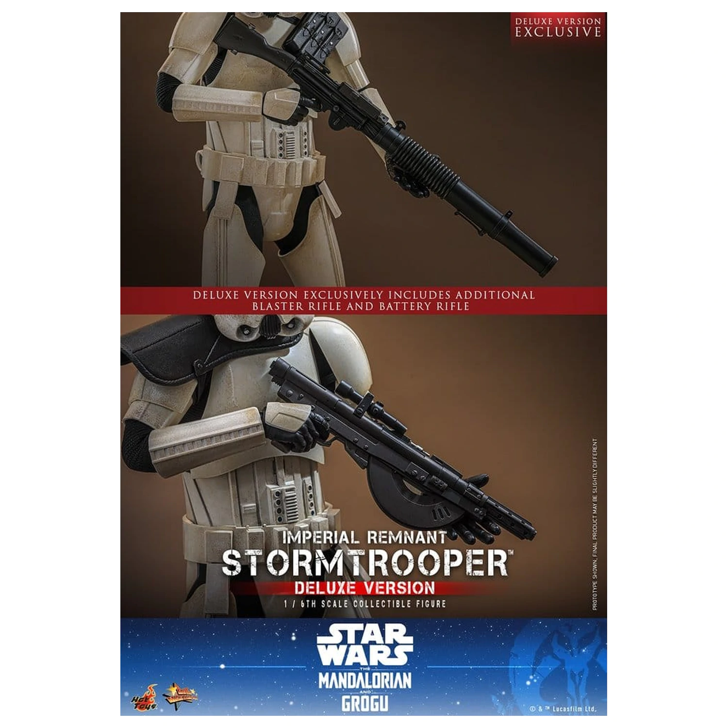 Star Wars: The Mandalorian & Grogu Movie Masterpiece akční figurka 1/6 Imperial Remnant Stormtrooper (Deluxe Version) 30 cm fotografii produktu