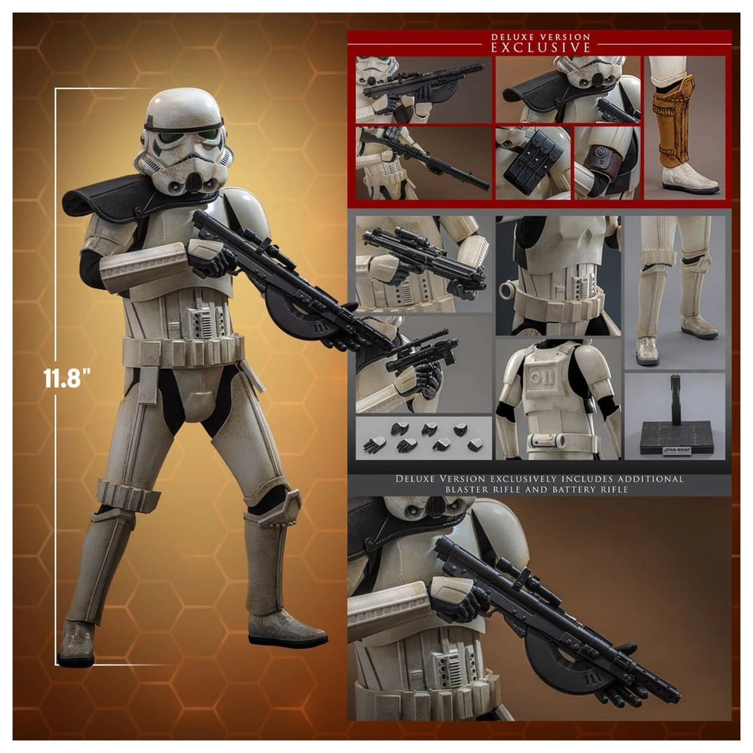 Star Wars: The Mandalorian & Grogu Movie Masterpiece akční figurka 1/6 Imperial Remnant Stormtrooper (Deluxe Version) 30 cm fotografii produktu