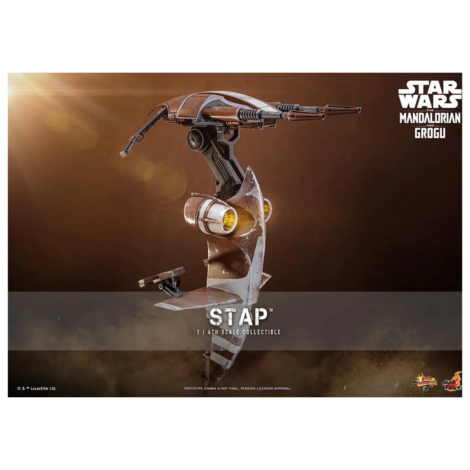 Star Wars: The Mandalorian & Grogu Movie Masterpiece Příslušenství 1/6 STAP 32 cm fotografii produktu