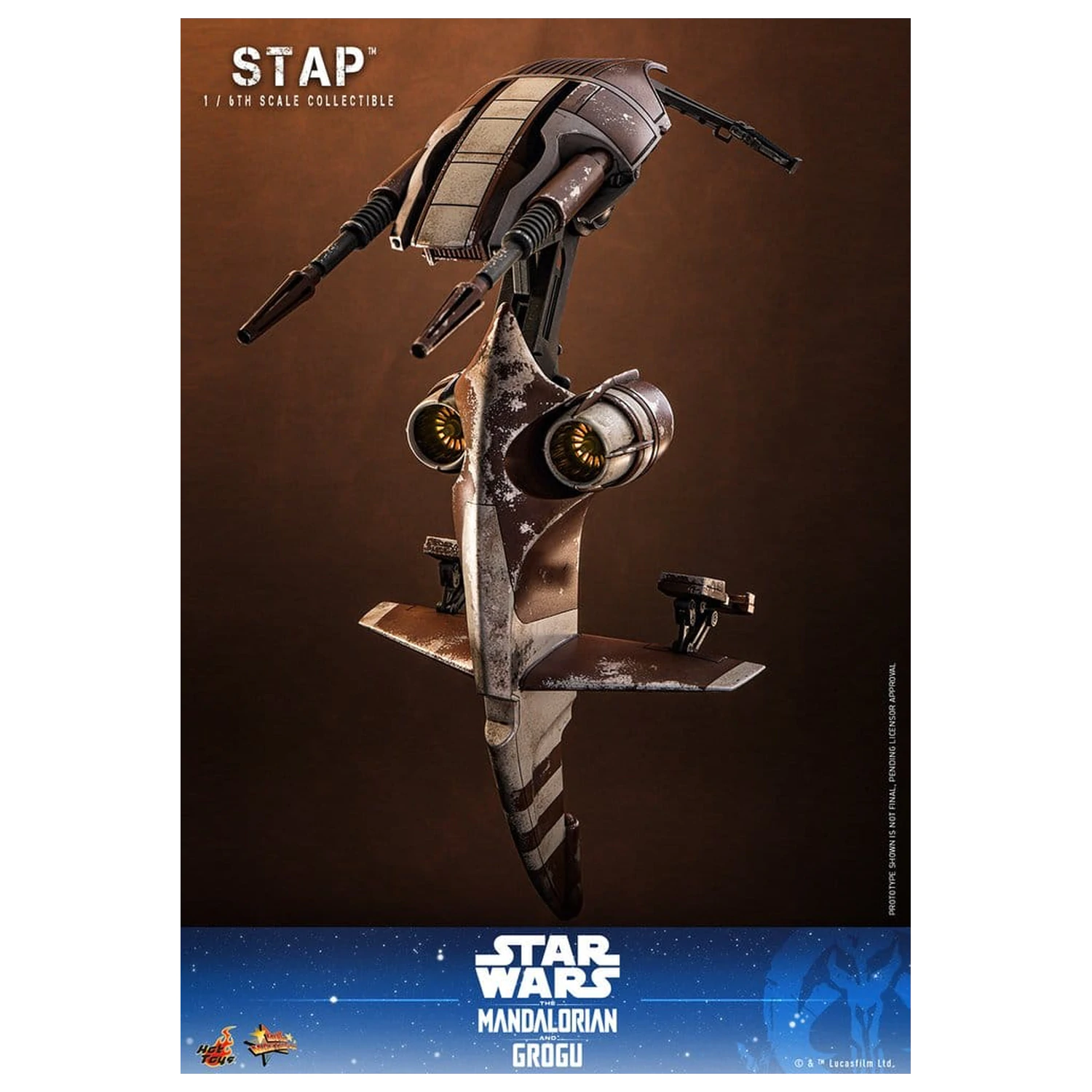 Star Wars: The Mandalorian & Grogu Movie Masterpiece Příslušenství 1/6 STAP 32 cm fotografii produktu