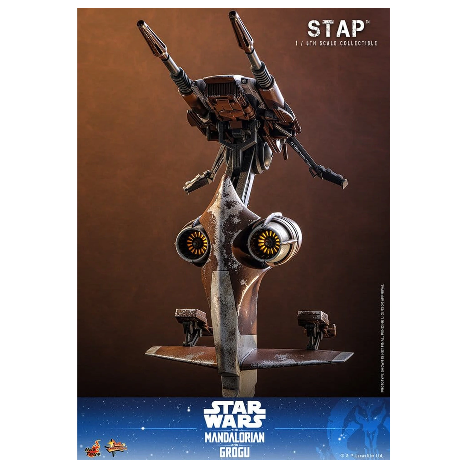 Star Wars: The Mandalorian & Grogu Movie Masterpiece Příslušenství 1/6 STAP 32 cm fotografii produktu