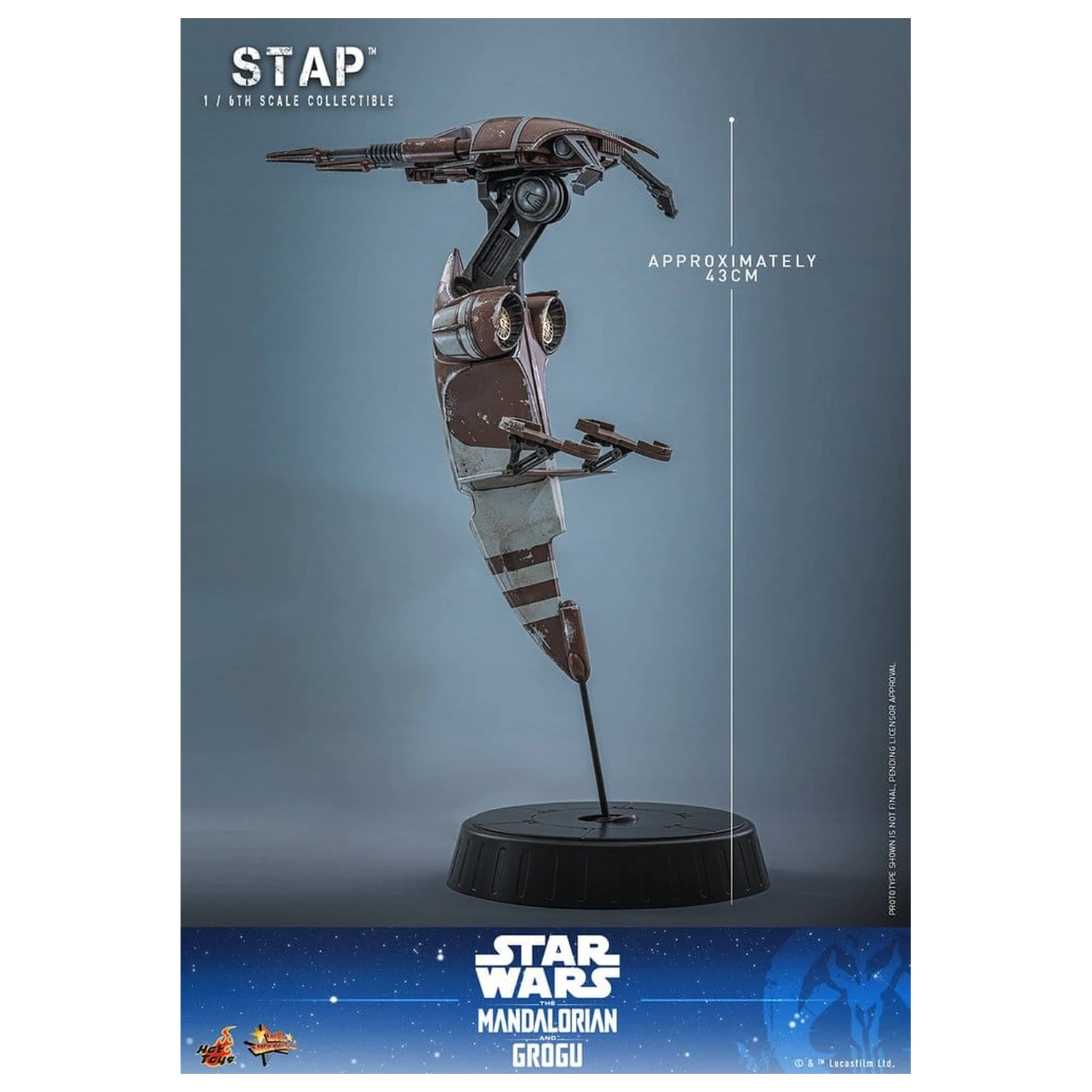 Star Wars: The Mandalorian & Grogu Movie Masterpiece Příslušenství 1/6 STAP 32 cm fotografii produktu