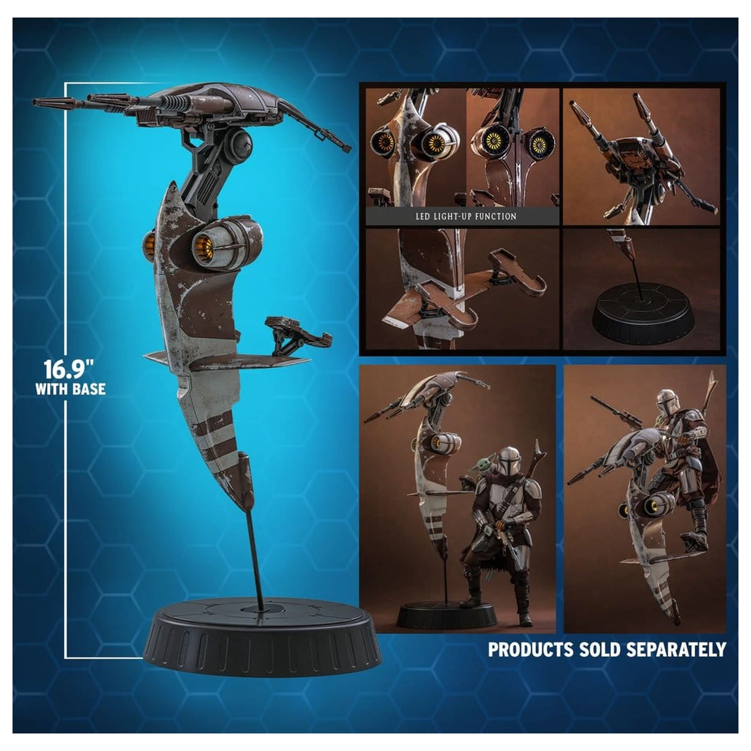 Star Wars: The Mandalorian & Grogu Movie Masterpiece Příslušenství 1/6 STAP 32 cm fotografii produktu