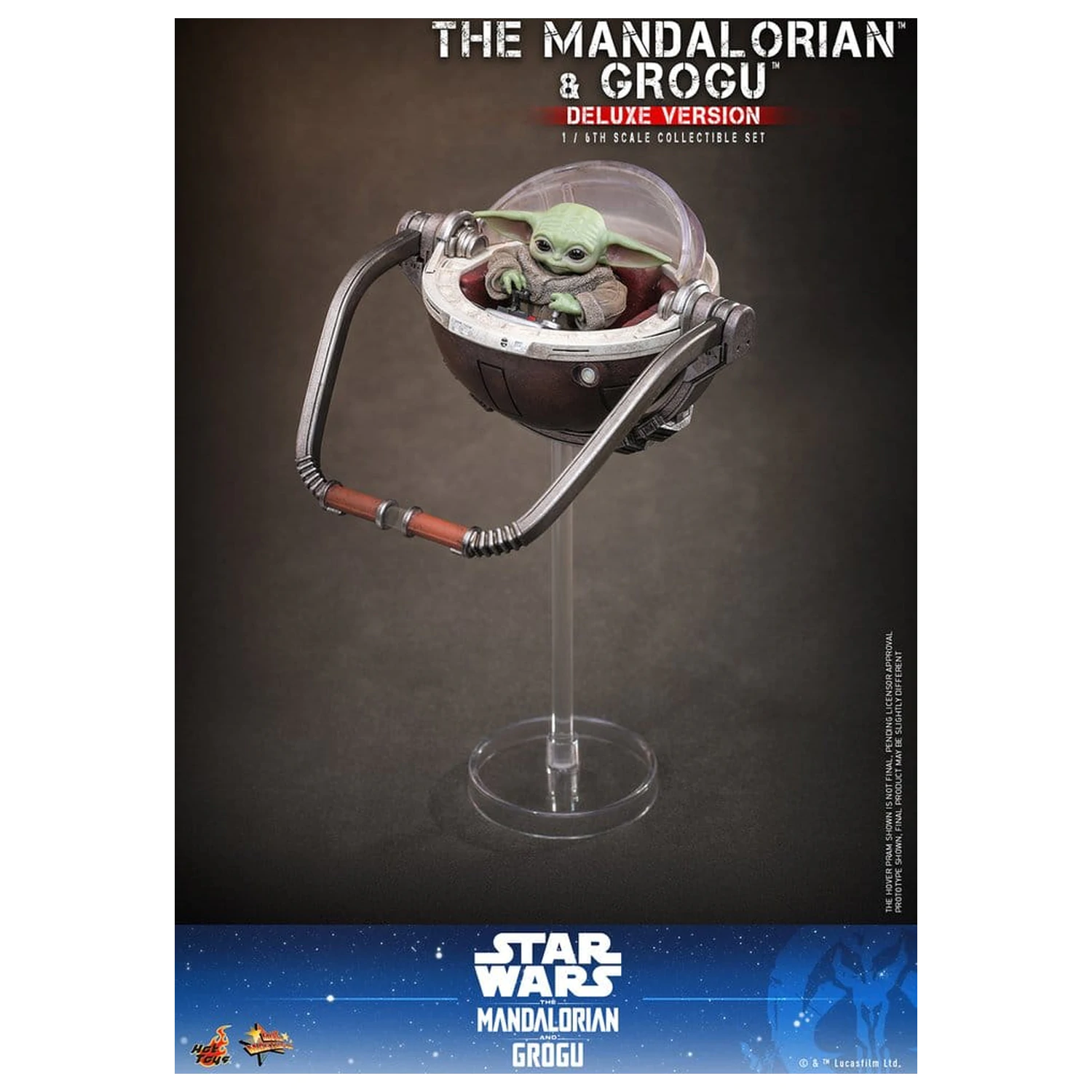 Star Wars: The Mandalorian & Grogu Movie Masterpiece akční figurka 1/6 The Mandalorian a Grogu (Deluxe Version) 31 cm fotografii produktu