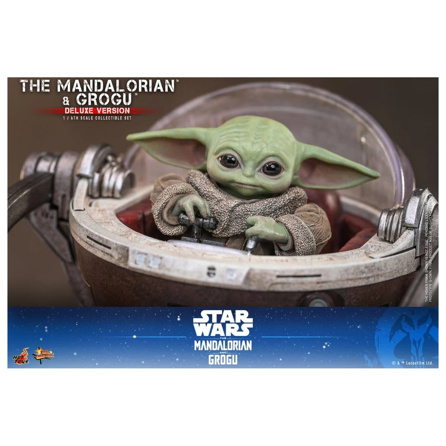 Star Wars: The Mandalorian & Grogu Movie Masterpiece akční figurka 1/6 The Mandalorian a Grogu (Deluxe Version) 31 cm fotografii produktu