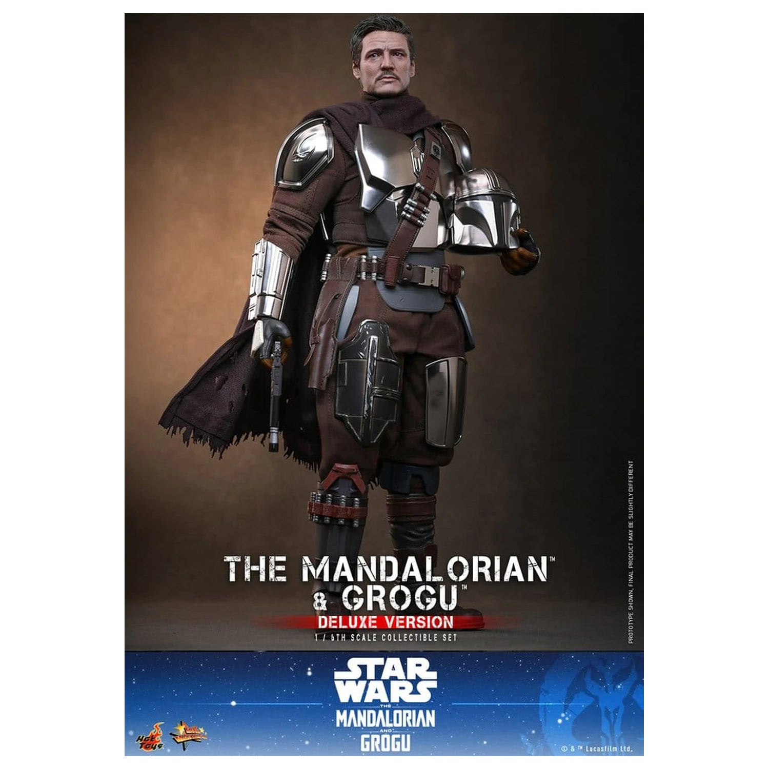 Star Wars: The Mandalorian & Grogu Movie Masterpiece akční figurka 1/6 The Mandalorian a Grogu (Deluxe Version) 31 cm fotografii produktu