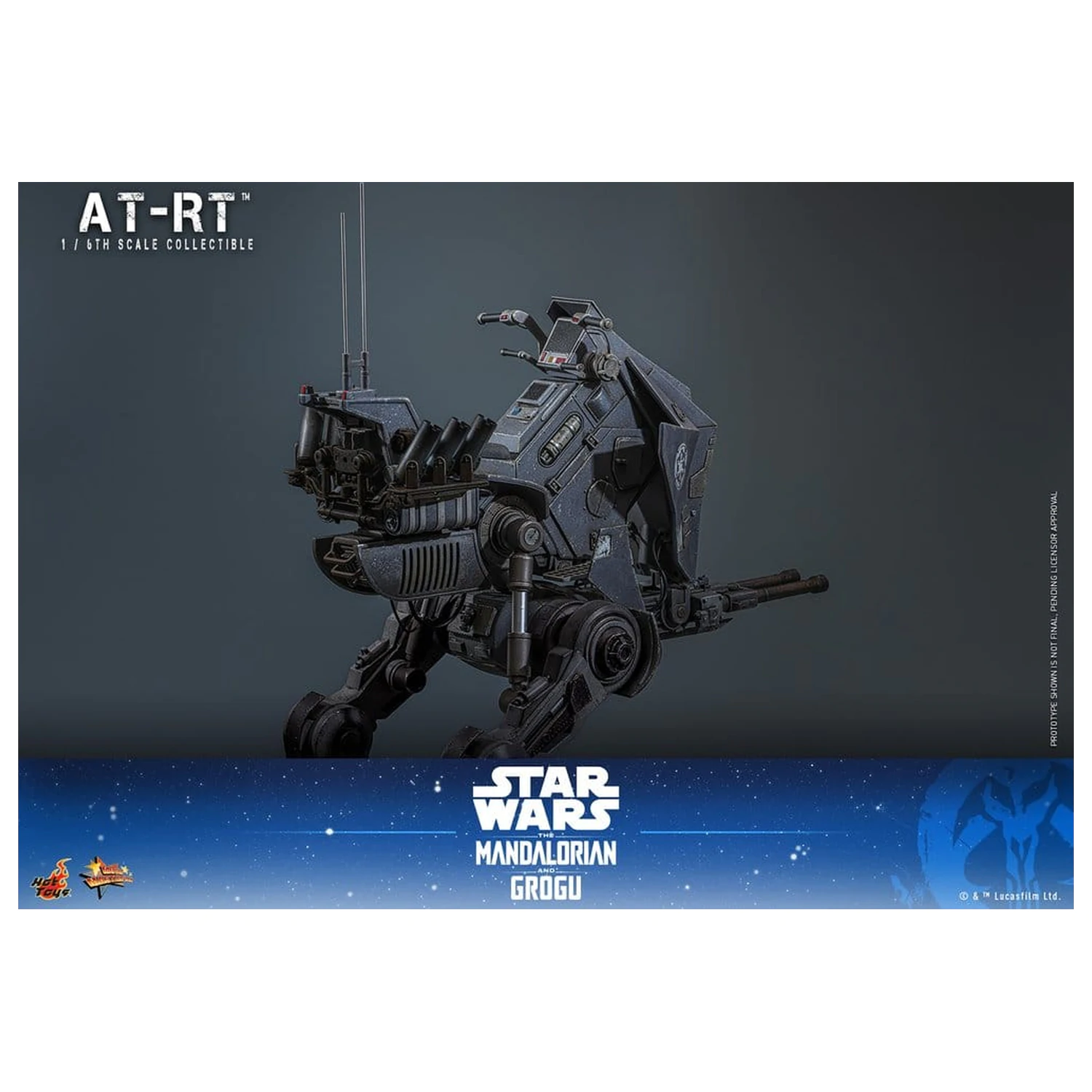 Star Wars: The Mandalorian & Grogu Film Masterpiece Vozidlo 1/6 AT-RT 60 cm fotografii produktu
