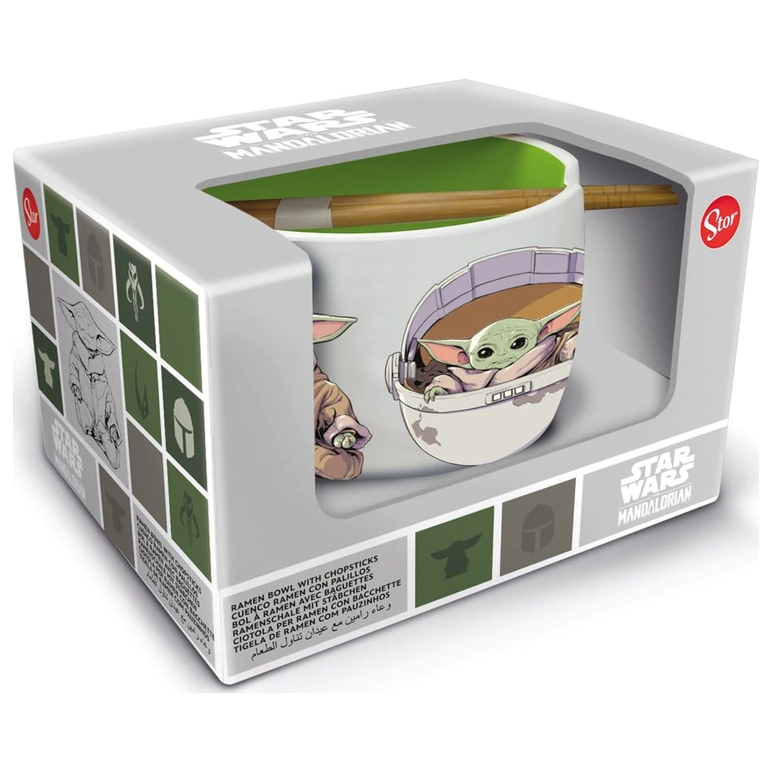 Star Wars: The Mandalorian ramen mísa s hůlkami Grogu fotografii produktu