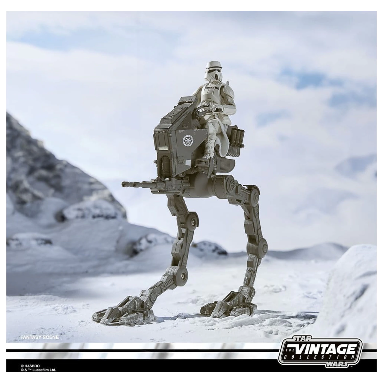 Star Wars: The Mandalorian & Grogu Vintage Collection Vozidlo Imperial Remnant AT-RT 10 cm fotografii produktu