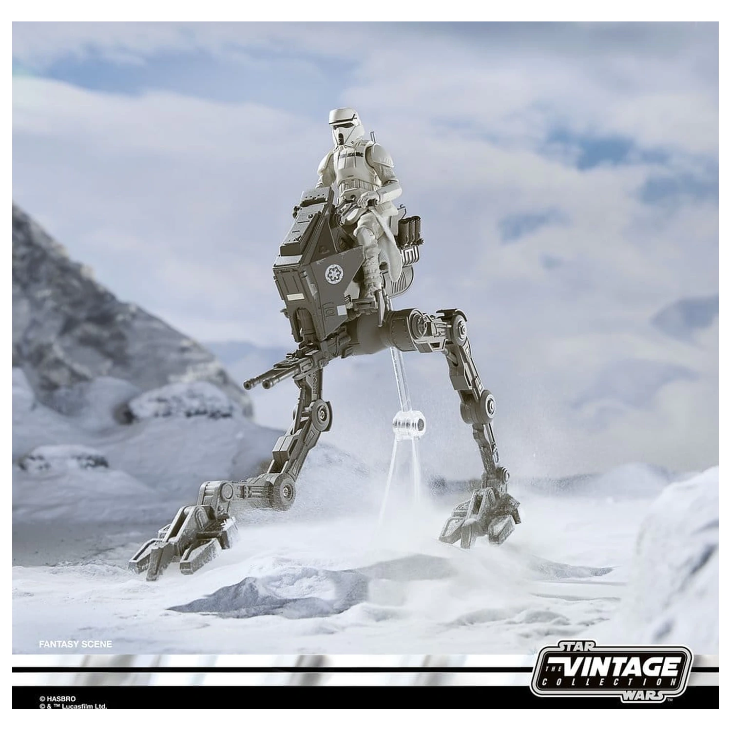Star Wars: The Mandalorian & Grogu Vintage Collection Vozidlo Imperial Remnant AT-RT 10 cm fotografii produktu