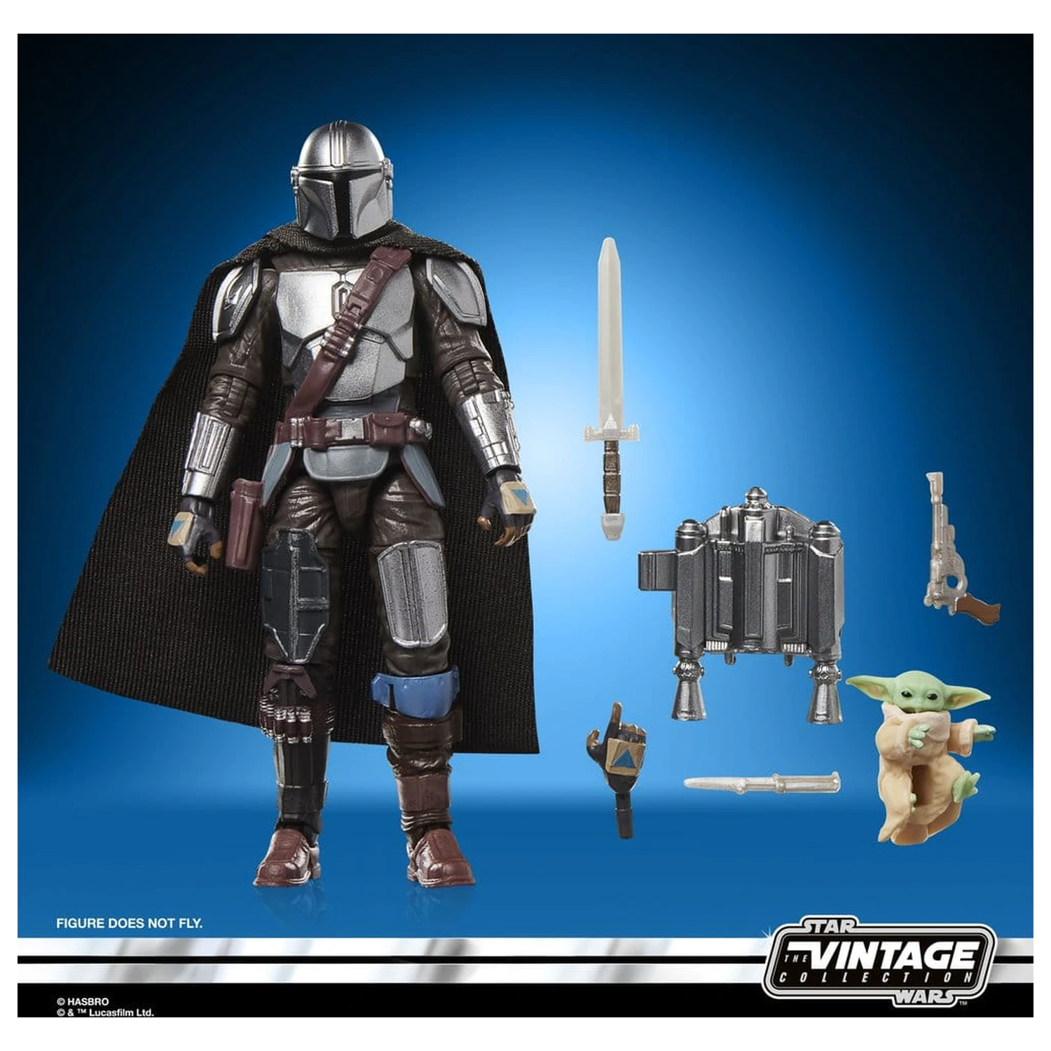 Star Wars: The Mandalorian & Grogu Vintage Collection akční figurka The Mandalorian & Grogu 10 cm fotografii produktu