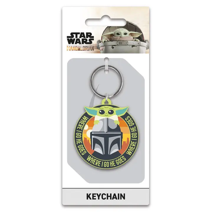 Star Wars Gumová klíčenka The Mandalorian 6 cm fotografii produktu