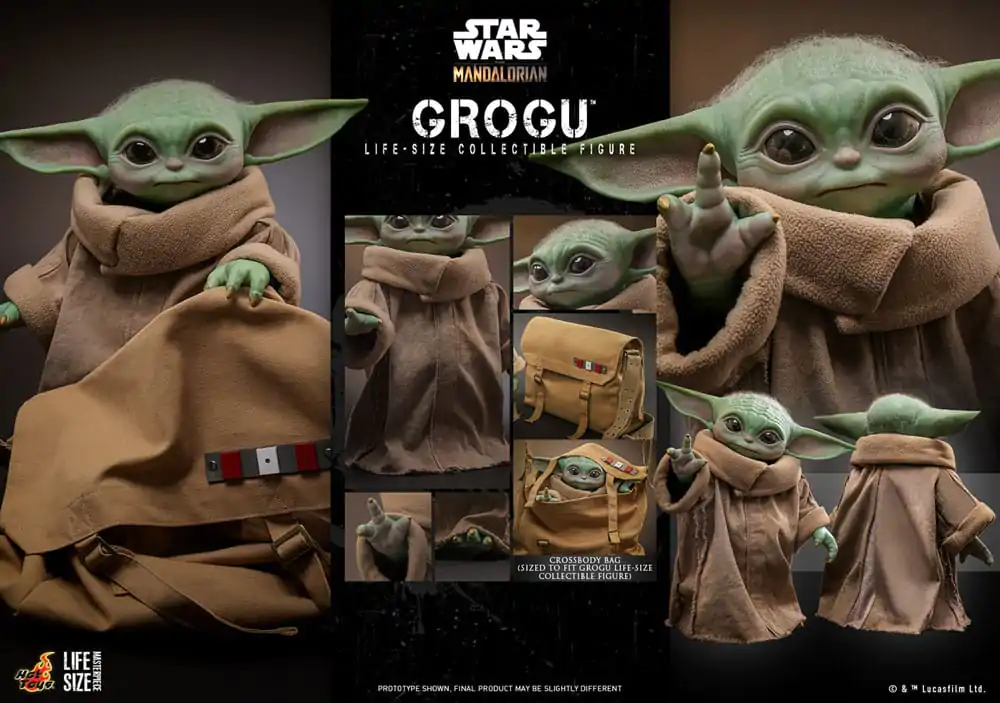 Star Wars: The Mandalorian Life-Size Masterpiece akční figurka Grogu 37 cm fotografii produktu