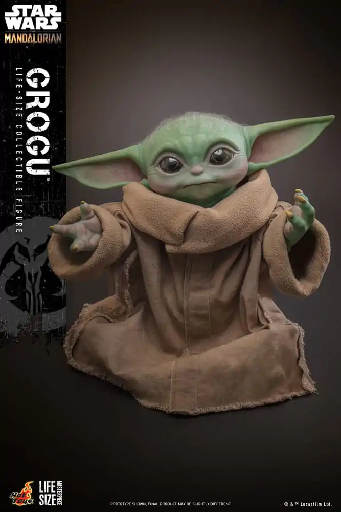 Star Wars: The Mandalorian Life-Size Masterpiece akční figurka Grogu 37 cm fotografii produktu