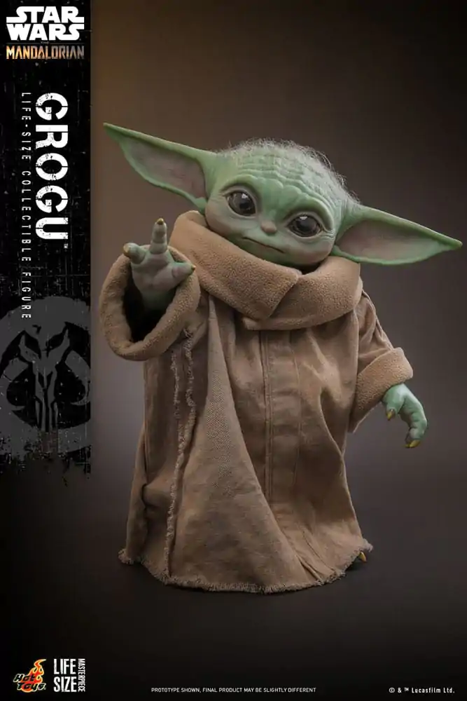 Star Wars: The Mandalorian Life-Size Masterpiece akční figurka Grogu 37 cm fotografii produktu