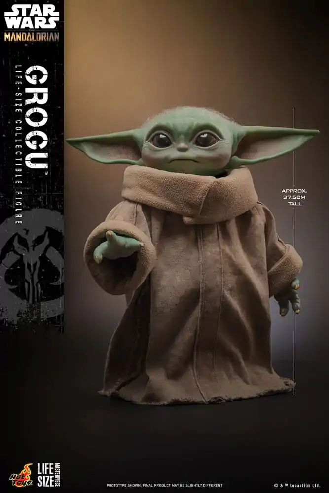 Star Wars: The Mandalorian Life-Size Masterpiece akční figurka Grogu 37 cm fotografii produktu