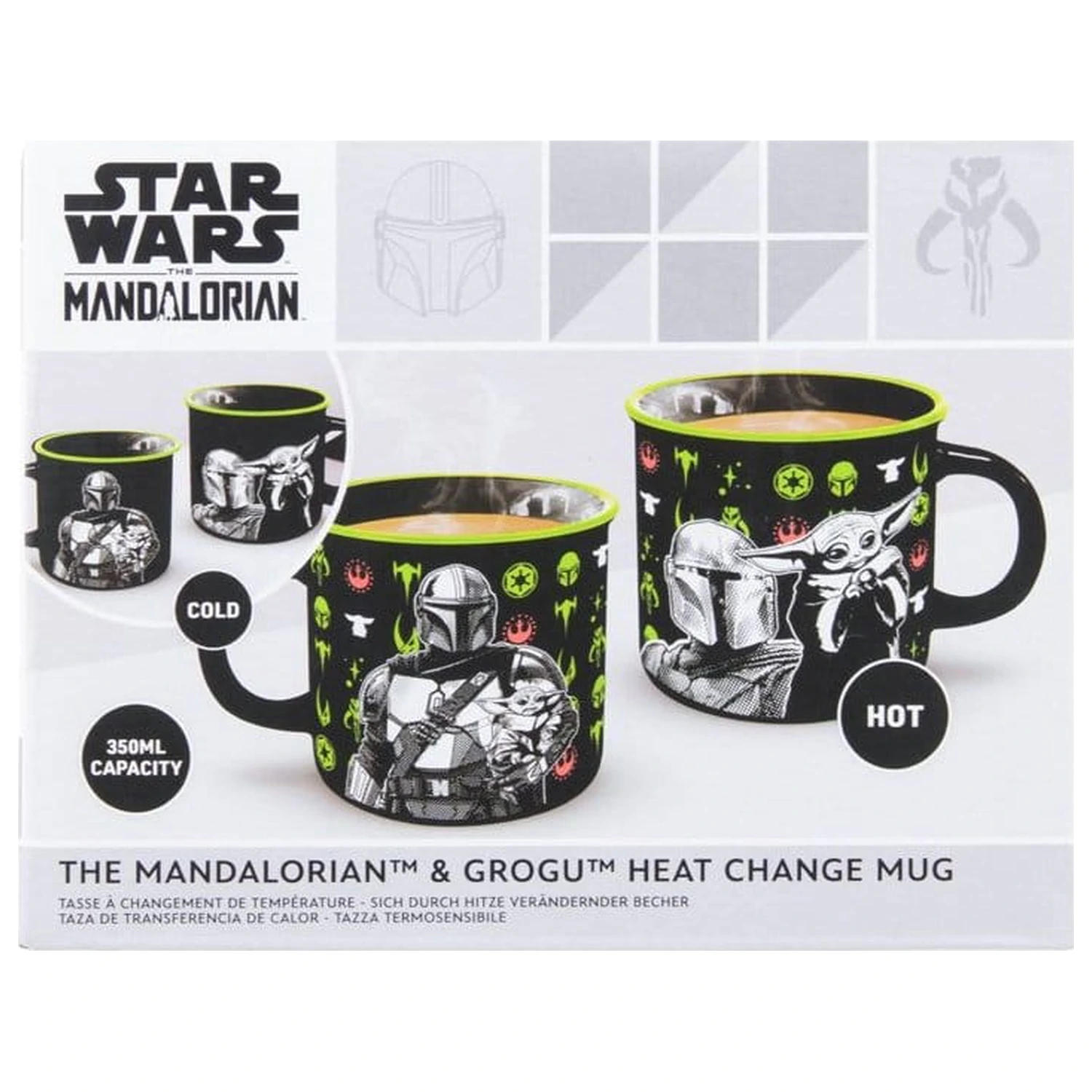 Star Wars: The Mandalorian Hrnek měnící barvu Mandalorian a Grogu fotografii produktu