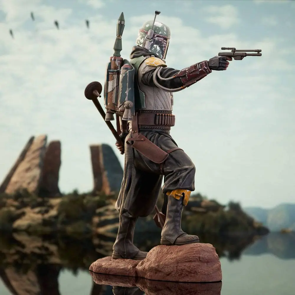 Star Wars: The Mandalorian Milestones socha 1/6 Boba Fett 30 cm fotografii produktu