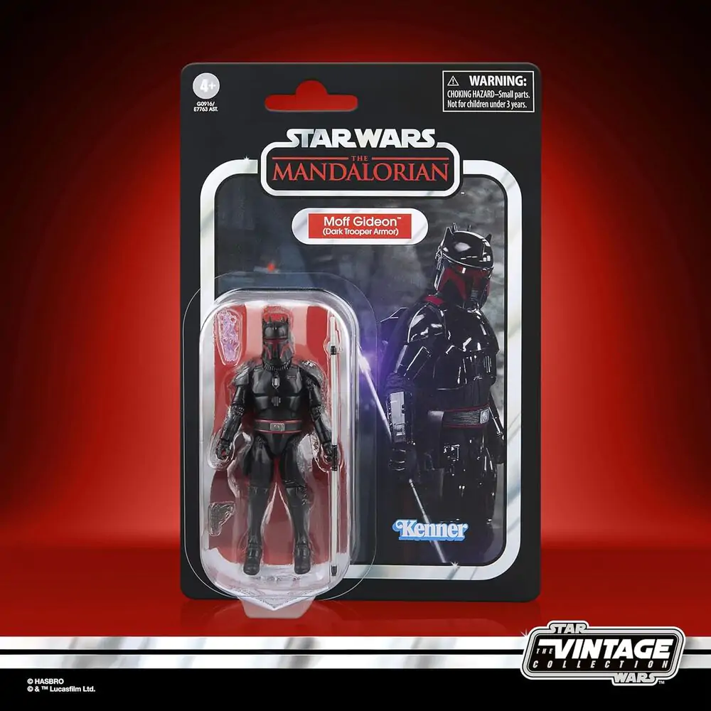Star Wars The Mandalorian Moff Gideon Dark Trooper Armor figurka 9,5 cm fotografii produktu