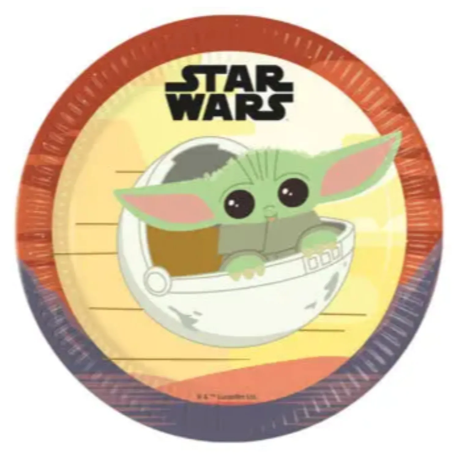 Star Wars The Mandalorian Papírové talíře 8 ks 23 cm FSC fotografii produktu